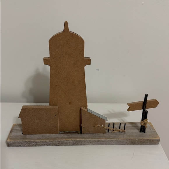 Hobby Lobby Blue and White Lighthouse Decor - Picture 3 of 8